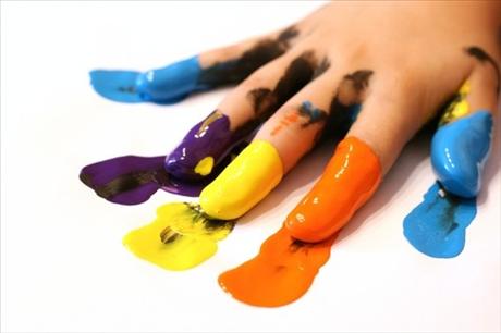 barevná ruka