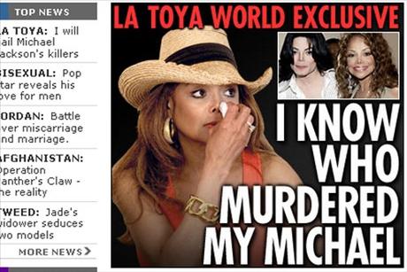 La Toya: Michaela Jacksona zavra�dili! V�m to!