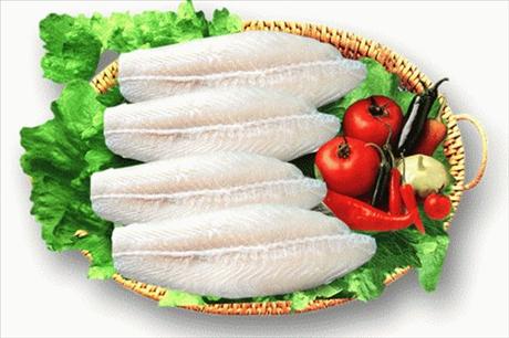 Pangasius na celeru s jablky