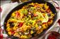 Paella s plody moře a kuřecím masem